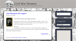 Desktop Screenshot of civilwarwomenblog.com