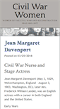 Mobile Screenshot of civilwarwomenblog.com